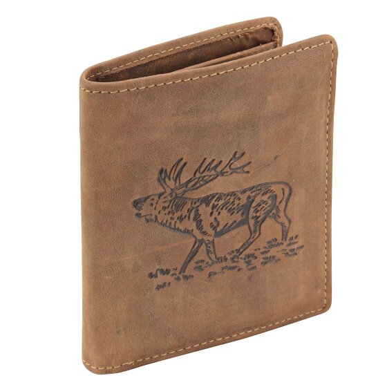 Greenburry Vintage stag wallet stag leather 9.5 cm