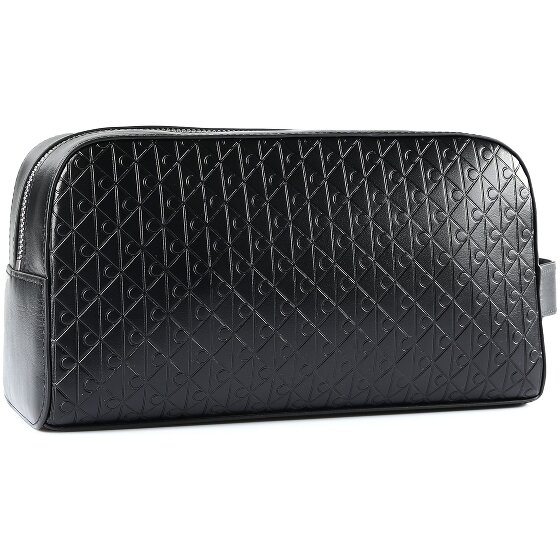 Calvin Klein CK AOP Toiletry bag Genuine Leather 27 cm