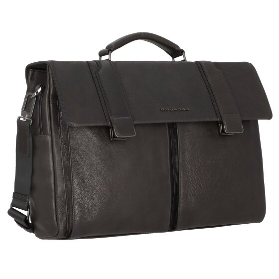 Piquadro Kobe briefcase leather 42 cm laptop compartment