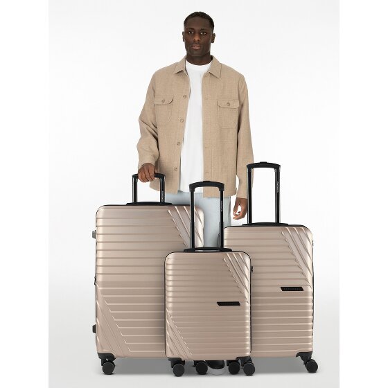 Cocoono Larnaka 4 wheels Suitcase set 3-piece with expansion pleat