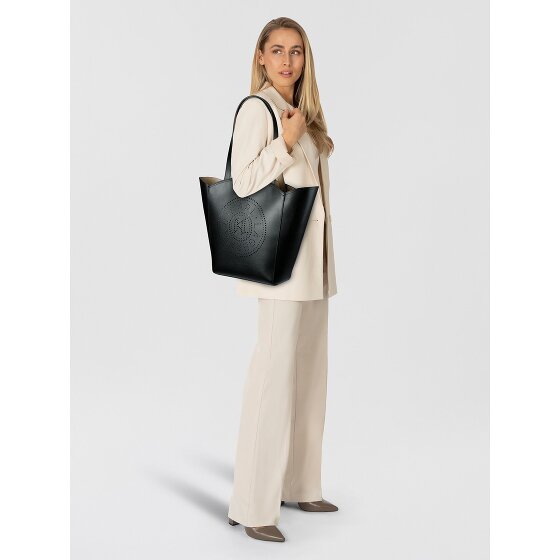 Karl Lagerfeld Circle Shopper Bag Genuine Leather 27 cm