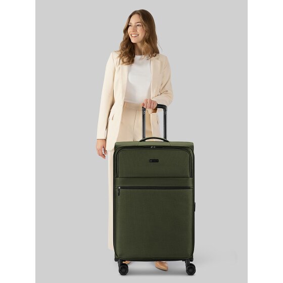 Bugatti Valencia Soft 4 wheels Trolley L 75 cm with expansion pleat