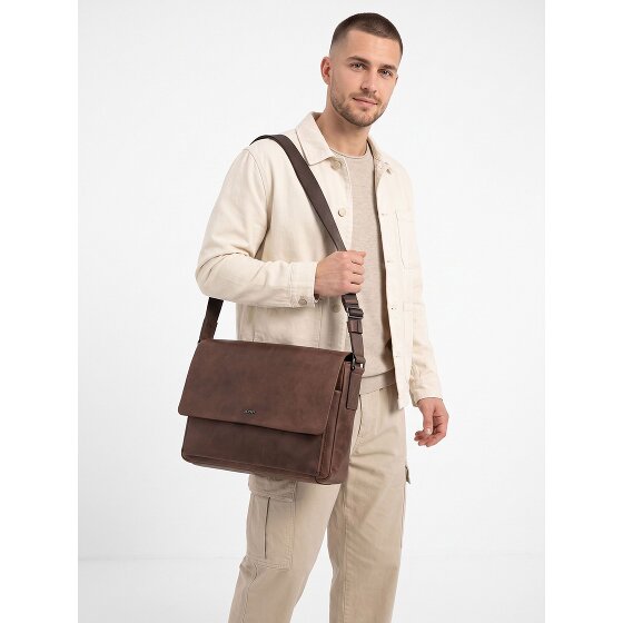 Joop! Teramo Messenger Genuine Leather 37 cm Laptop compartment