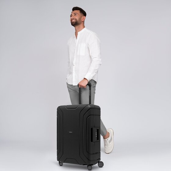 Redolz Essentials 15 4-wheel trolley 65 cm with three-point closure