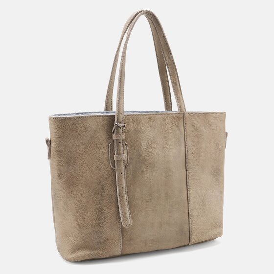 FredsBruder Reversible leather shopper 37 cm