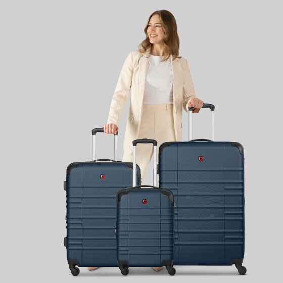 Wenger Amplar Evo 4 wheels Suitcase set 3-piece with expansion pleat