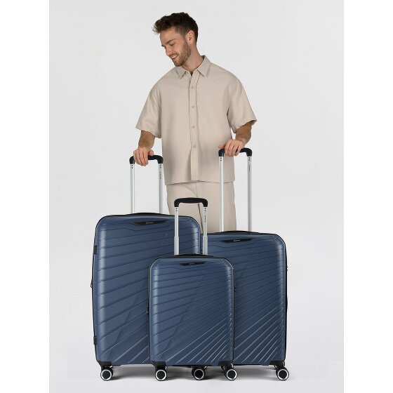 Benzi 5808 4 wheels Suitcase set 3-piece with expansion pleat