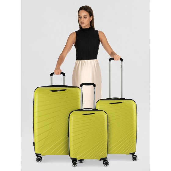 Benzi 5808 4 wheels Suitcase set 3-piece with expansion pleat