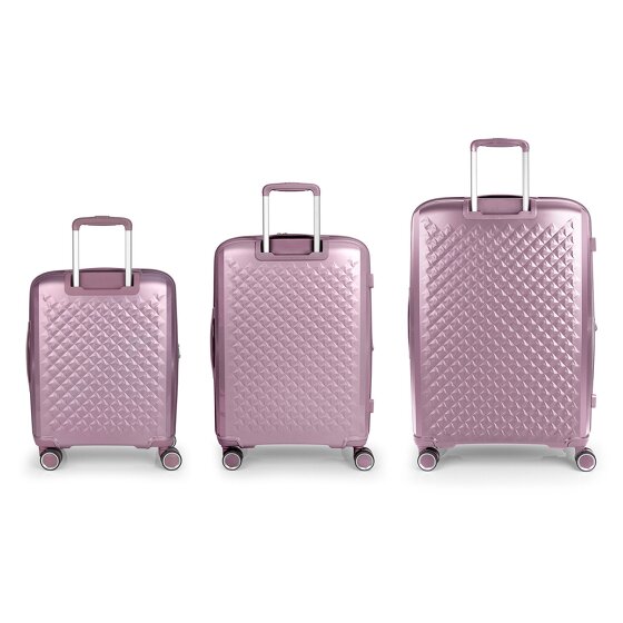 Gabol Queens 4 wheels Suitcase set 3-piece with expansion pleat