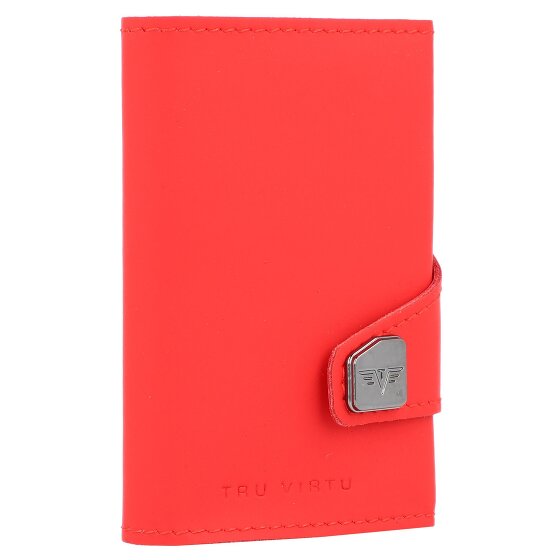 Tru Virtu Click & Slide credit card case wallet RFID leather 6.5 cm