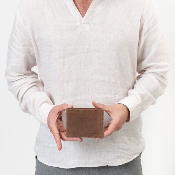 Redolz Leather Essentials QF wallet RFID leather 12 cm