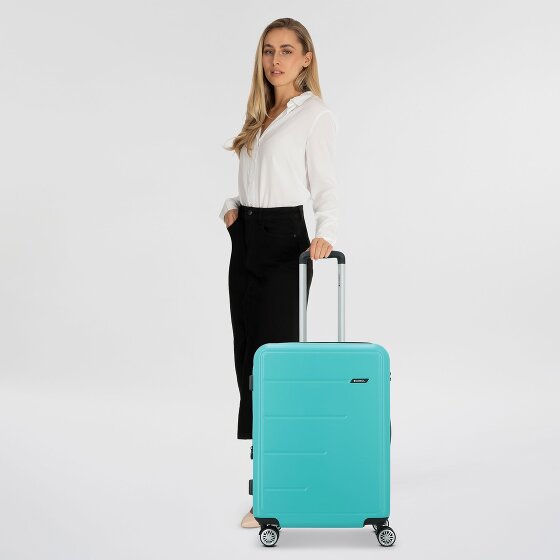 Gabol Future Plus 4 wheels Trolley 66 cm with expansion pleat