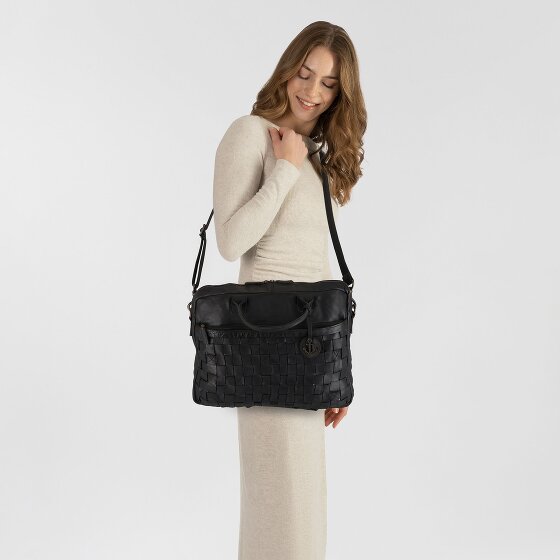 Harbour 2nd Urban Poets Briefcase Leather 40 cm Laptop compartment
