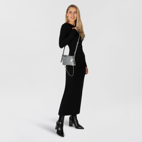 PINKO Double Mini Clutch bag Leather 20 cm