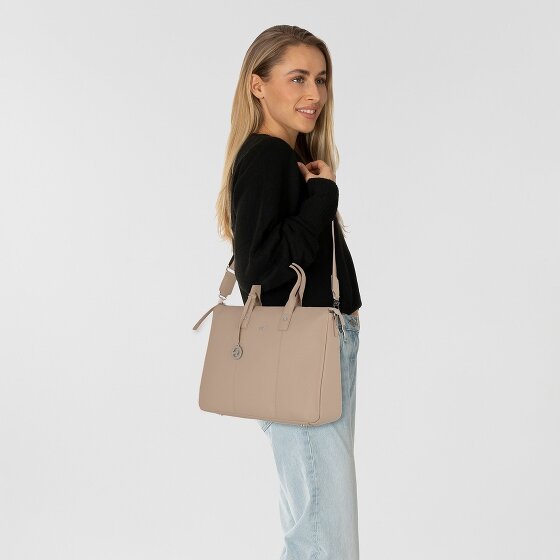 Braun Büffel Hanna Shopper Bag Genuine Leather 39 cm Laptop compartment