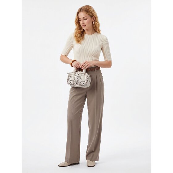 DuDu Woven Handbag Genuine Leather 20.5 cm
