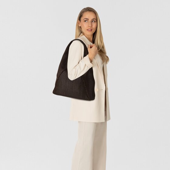Harbour 2nd Fashion Lights Shoulder Bag Genuine Leather 55 cm