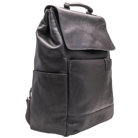 Strellson Hyde Park Business backpack Leather 43 cm Laptop compartment