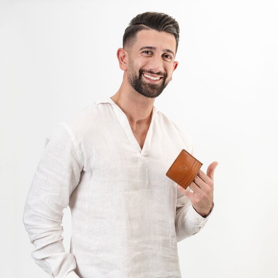 Farmhood Memphis Credit card case RFID protection Leather 10 cm