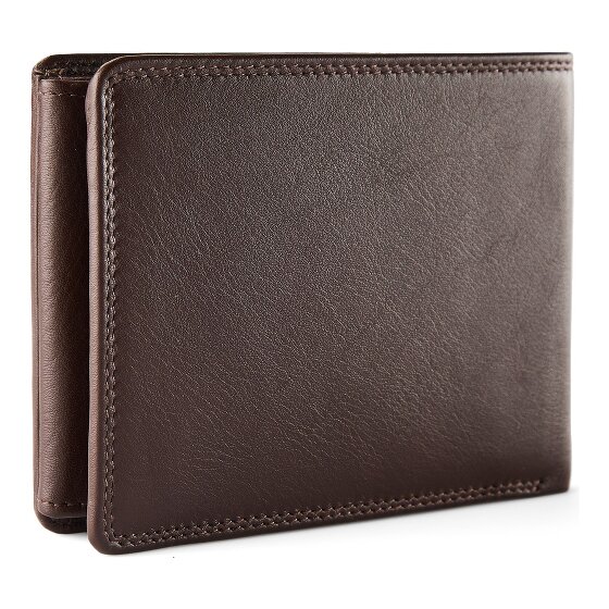 Braun Büffel Golf 3.0 Wallet RFID protection Leather 12 cm