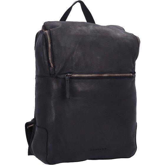 Harold's Submarine backpack leather 34 cm laptop compartment Harold's Submarine backpack leather 34 cm laptop compartment