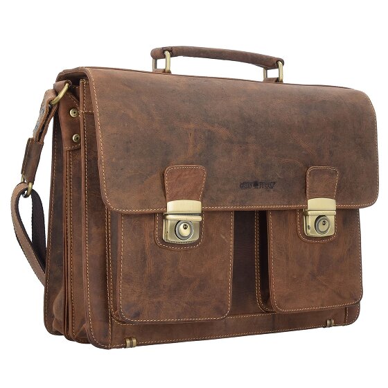 Greenburry Vintage briefcase leather 40 cm