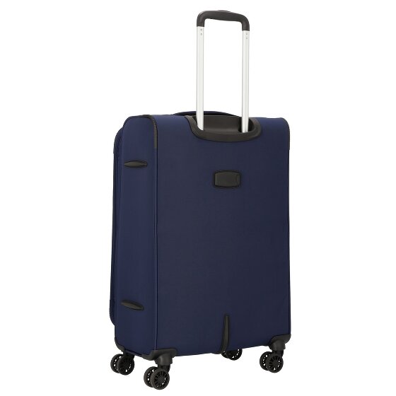 d&n Travel Line 9504 4 wheels Trolley M 67 cm with expansion pleat