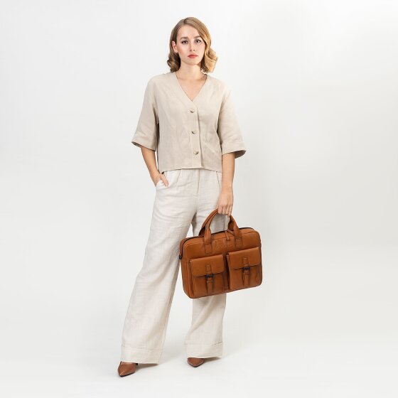 Farmhood Memphis Briefcase Leather 39 cm Laptop compartment