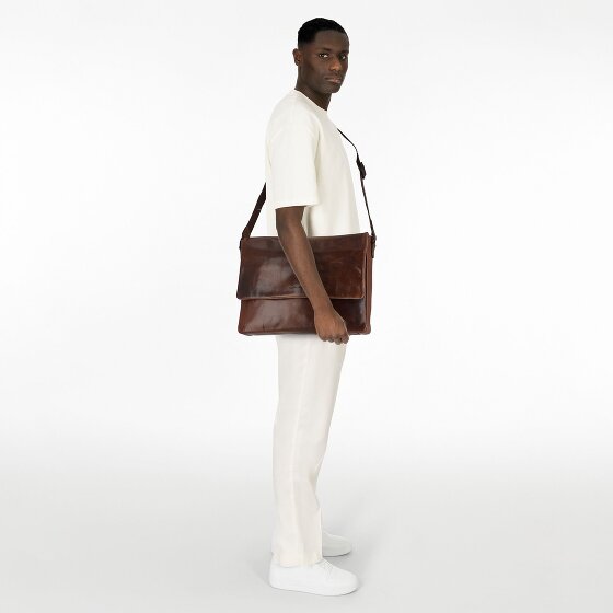 Greenburry Newport Messenger Genuine Leather 35 cm