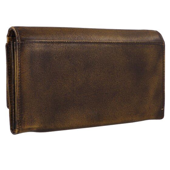 Greenburry Destressed Wallet RFID protection Leather 18.5 cm
