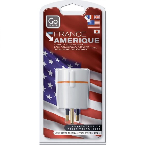 Go Travel Travel adapter France-America