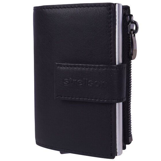 Strellson Carter C-Four Credit card case RFID protection Leather 6.5 cm