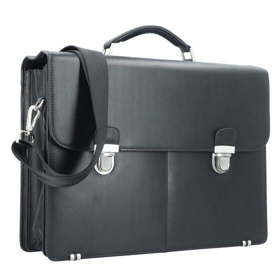 Esquire Oxford briefcase leather 42 cm