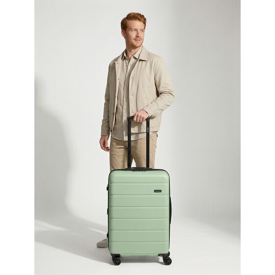 Saxoline Miami 4 wheels Trolley M 65 cm with expansion pleat