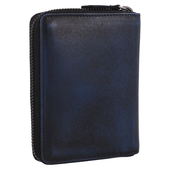 Greenburry Destressed Wallet RFID protection Leather 13 cm