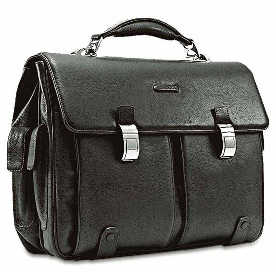 Piquadro Mode briefcase leather 43 cm laptop compartment