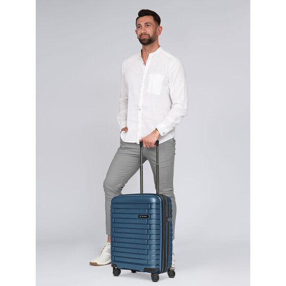 Pactastic Collection 04 THE CABIN + 4 wheels Cabin suitcase S 55 cm Expandable
