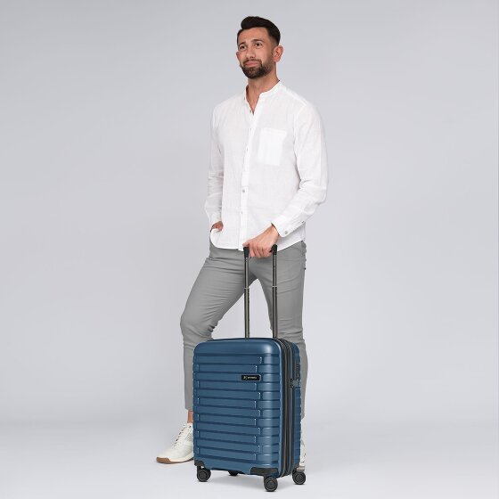 Pactastic Collection 04 THE CABIN + 4 wheels Cabin trolley S 55 cm with expansion pleat