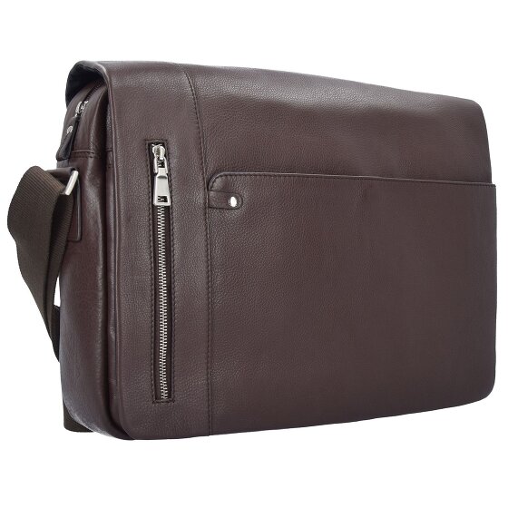 Esquire Sydney Messenger leather 40 cm laptop compartment