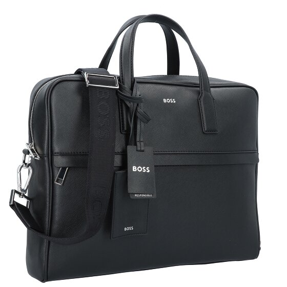 Boss Zair Briefcase Leather 40 cm Laptop compartment