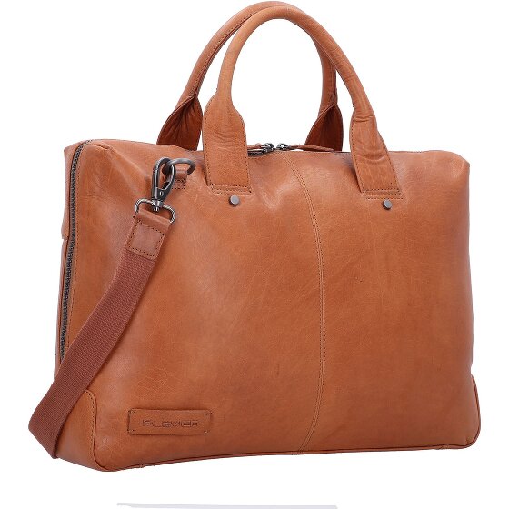 Plevier Rock Basalt Briefcase Leather 41 cm Laptop compartment