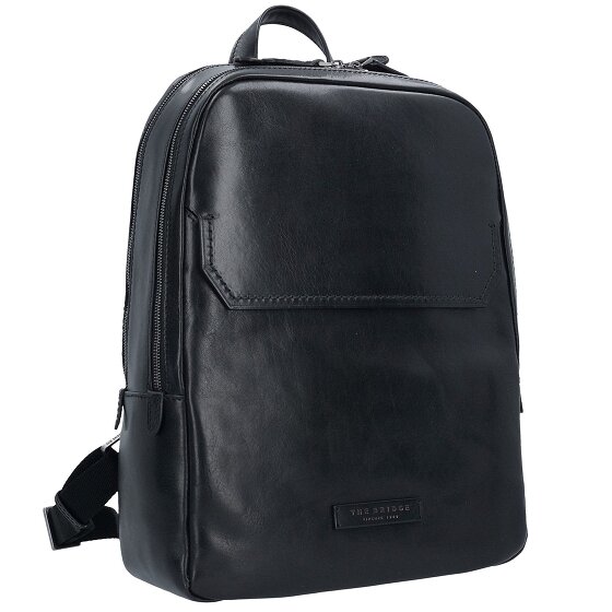 The Bridge Williamsburg backpack leather 40 cm laptop compartment