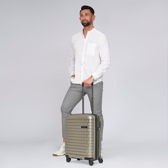 Pactastic Collection 04 THE CABIN + 4 wheels Cabin trolley S 55 cm with expansion pleat