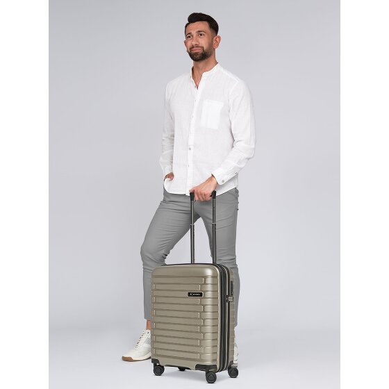 Pactastic Collection 04 THE CABIN + 4 wheels Cabin trolley S 55 cm with expansion pleat