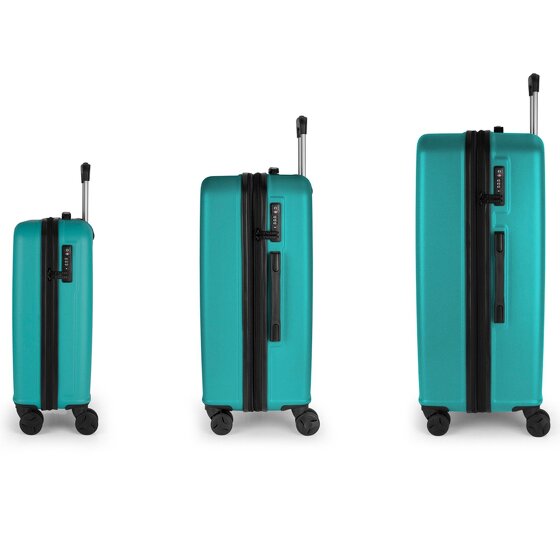Gabol Juego 3 4 roll suitcase set 3pcs.