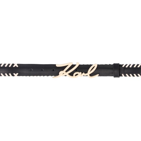 Karl Lagerfeld Signature belt leather