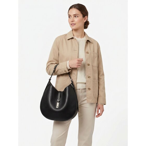POLO RALPH LAUREN Polo ID Shoulder Bag Genuine Leather 40 cm