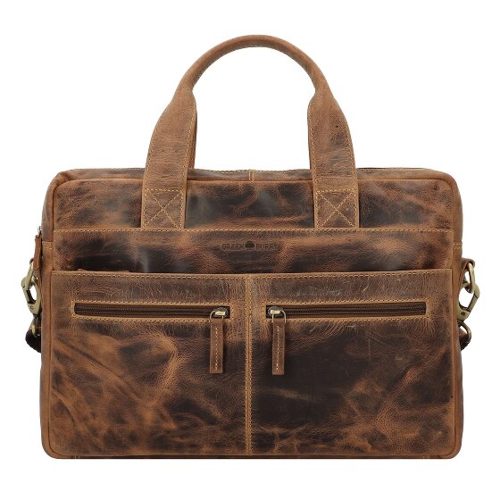 Greenburry Vintage Briefcase Leather 38 cm Laptop compartment