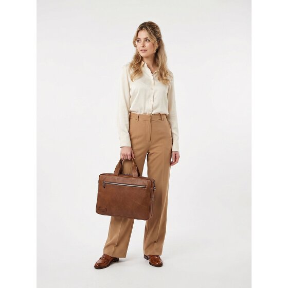 Plevier Jimmy Briefcase Leather 31 cm Laptop compartment