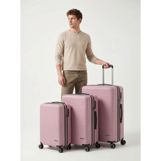 Franky Dallas 3.0 4-wheel suitcase set 3-piece with expansion fold